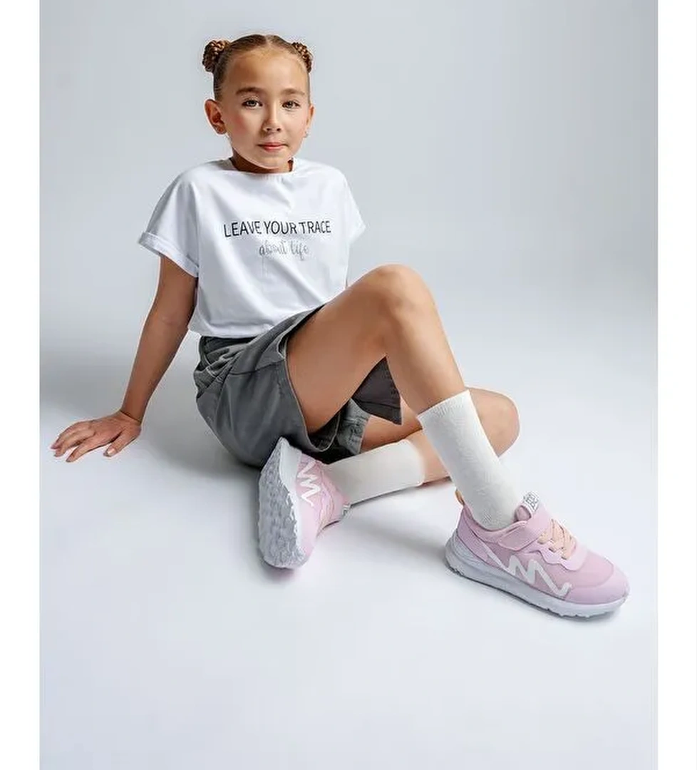 Kız Çocuk Pudra Spor Ayakkabı