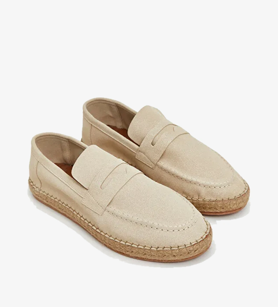 Hasir Tabanli Erkek Espadril Ayakkabi