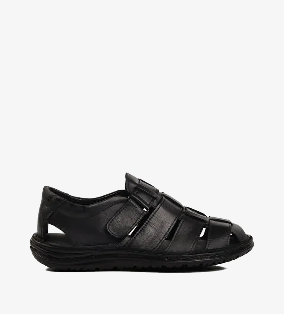 Ayakmod Ayakmod Siyah Cırtlı Erkek Sandalet 476424 M LC Waikiki'de! Siyah - 1. görsel