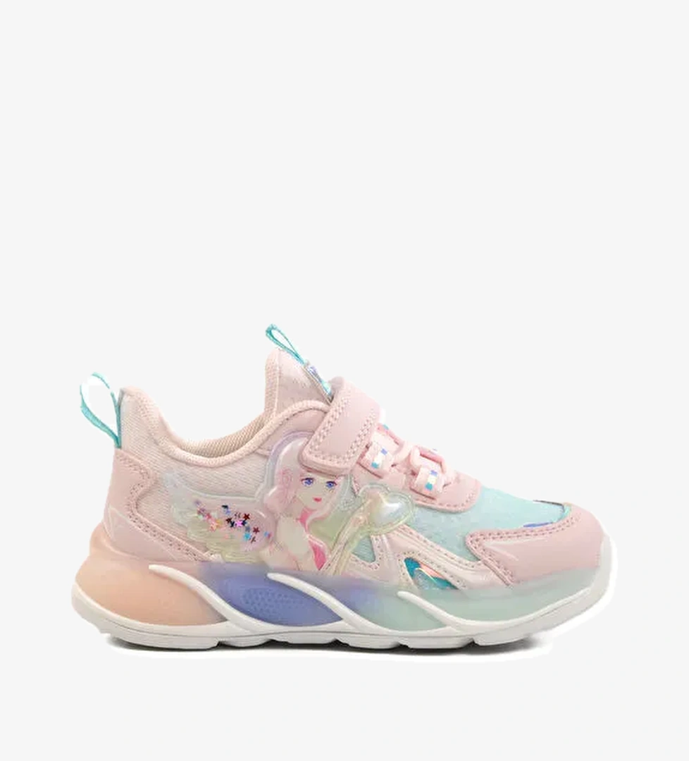 Pudra Cırtlı Kız Çocuk Spor Ayakkabı 1944 P - Görsel 1