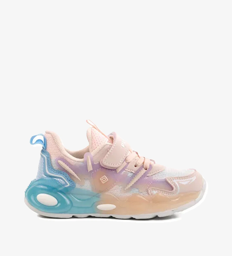 Pudra Lila Cırtlı Kız Çocuk Spor Ayakkabı 1977 P