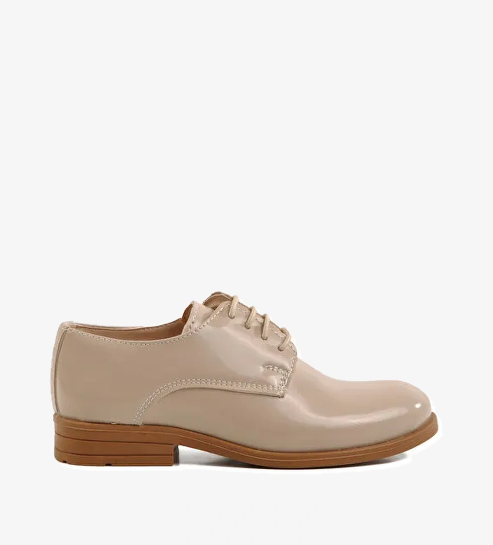 Bej Rugan Erkek Çocuk Klasik Ayakkabı 3020 P