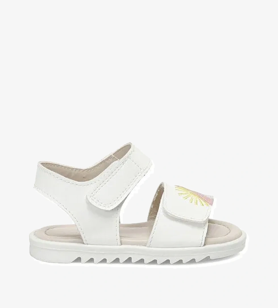 SUUP.B5FX Beyaz Kız Çocuk Sandalet - Görsel 1