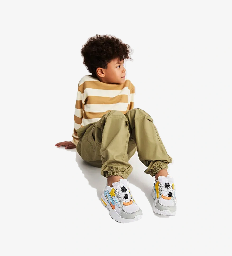 Cecelia Basic Erkek Okul Öncesi Beyaz Spor Ayakkabı - Görsel 1