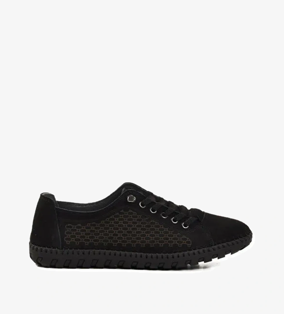 Ayakmod Siyah Ayakmod Nubuk Hakiki Deri Erkek Ayakkabı A-255 M