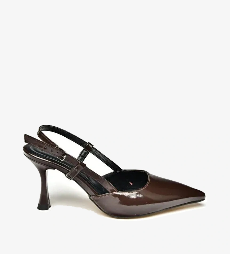 U4804411 Kahverengi Kadın Topuklu Ayakkabı