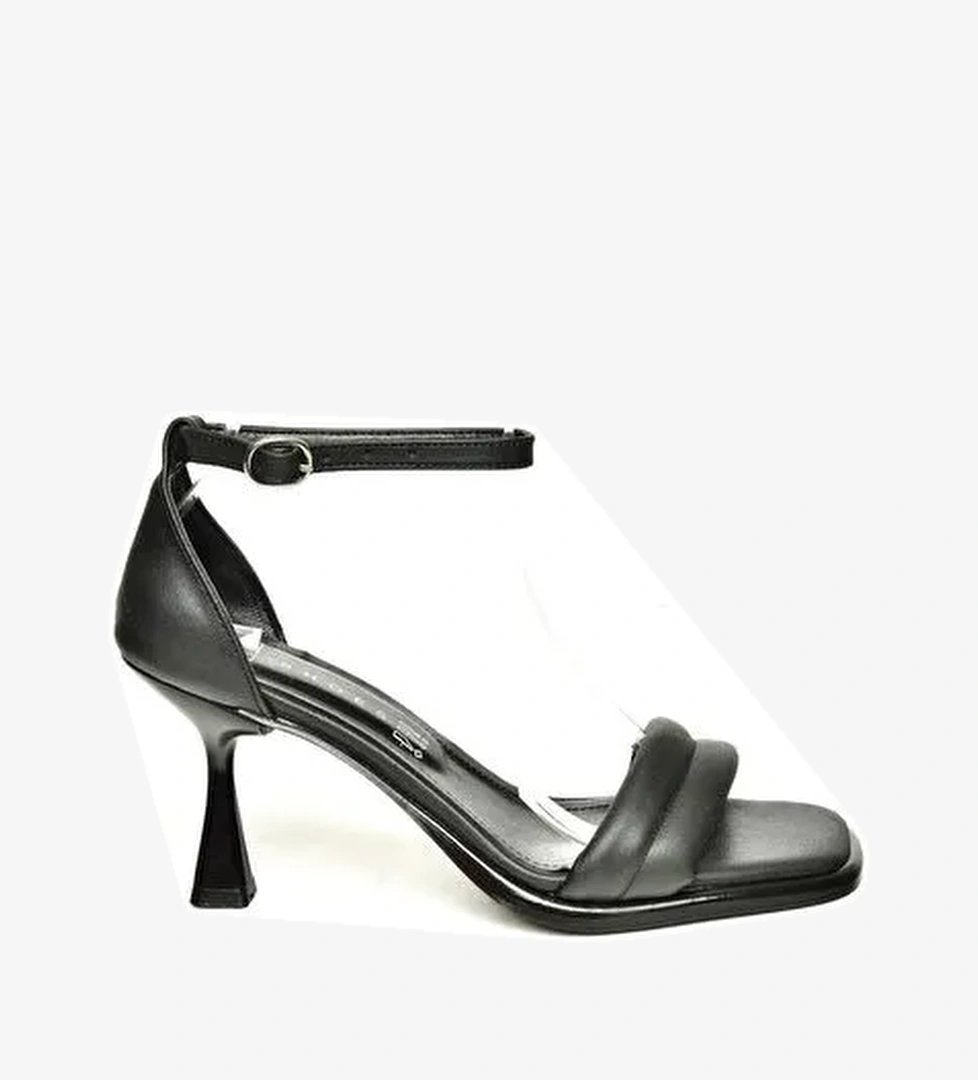 U5182806 Siyah Kadın Topuklu Ayakkabı - Görsel 1