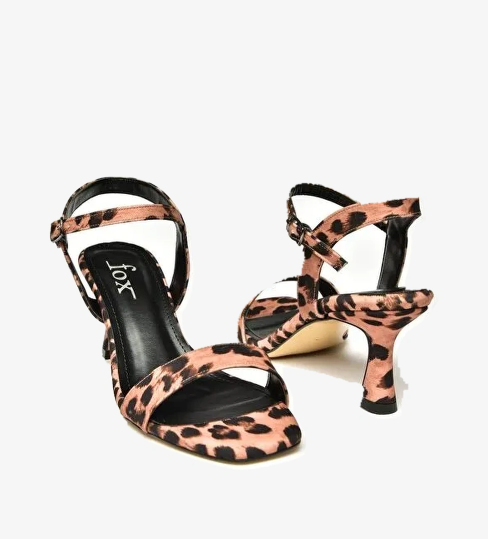 U5695199 Taba Kadın Topuklu Ayakkabı