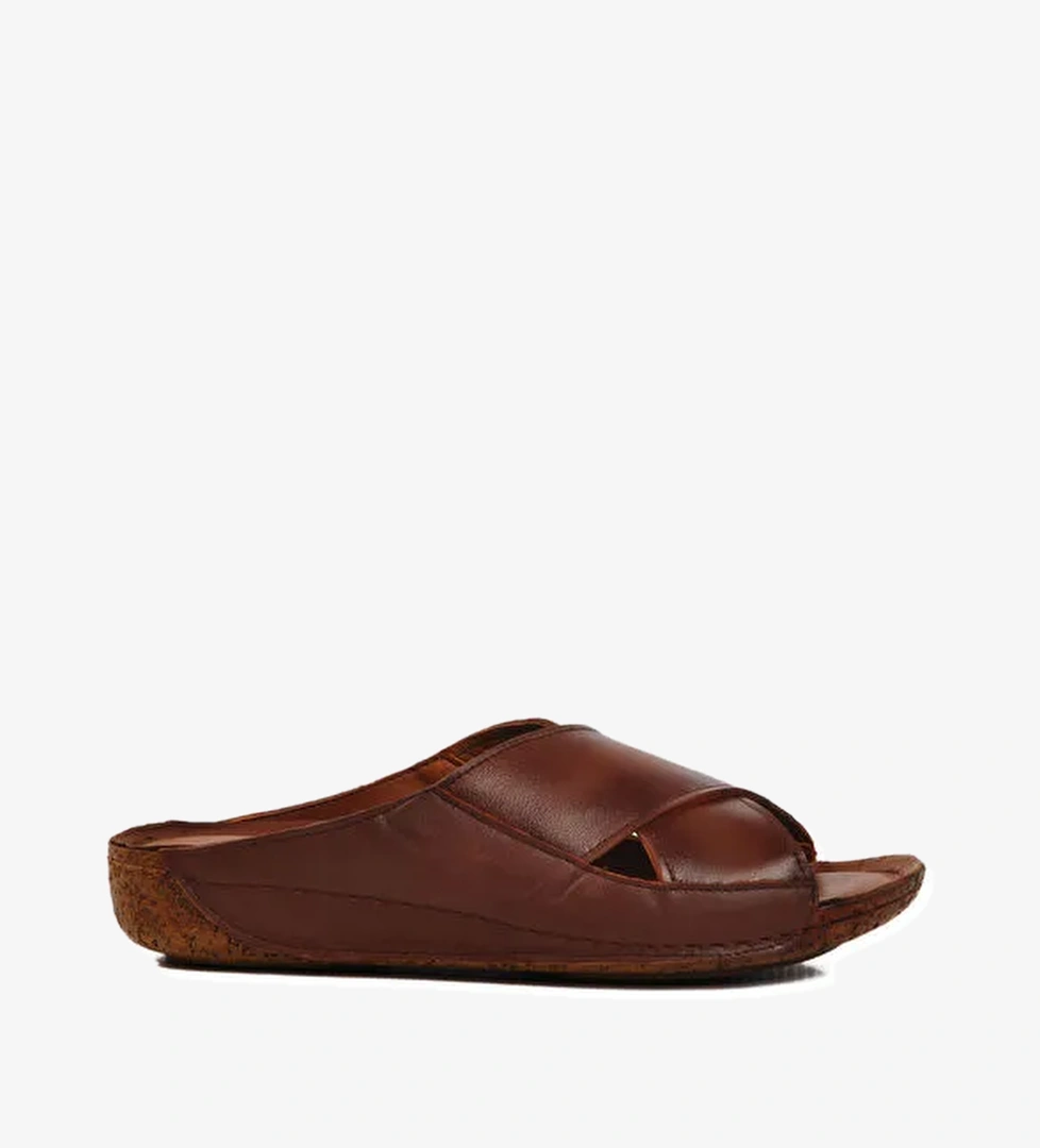 Taba Hakiki Deri Kadın Terlik 001 Z