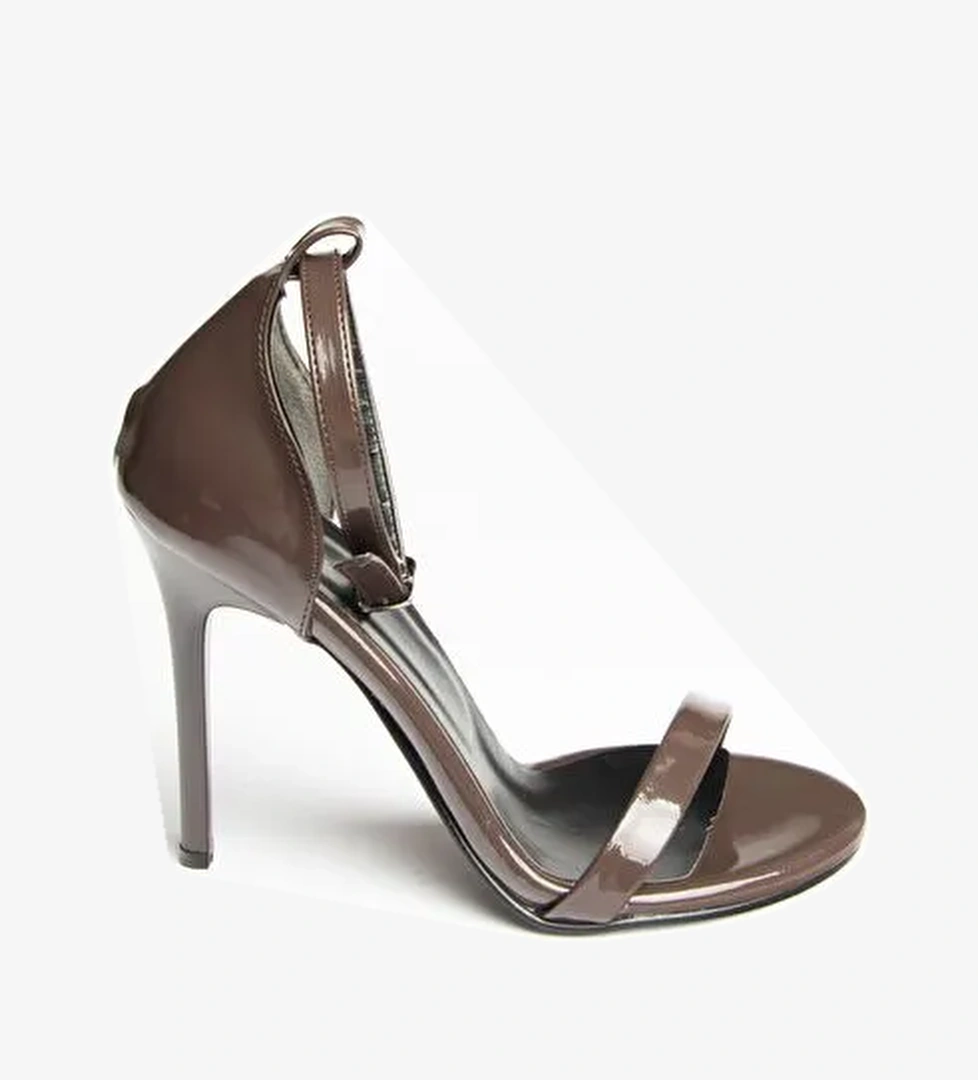 B922112608 Kahverengi Kadın Topuklu Ayakkabı