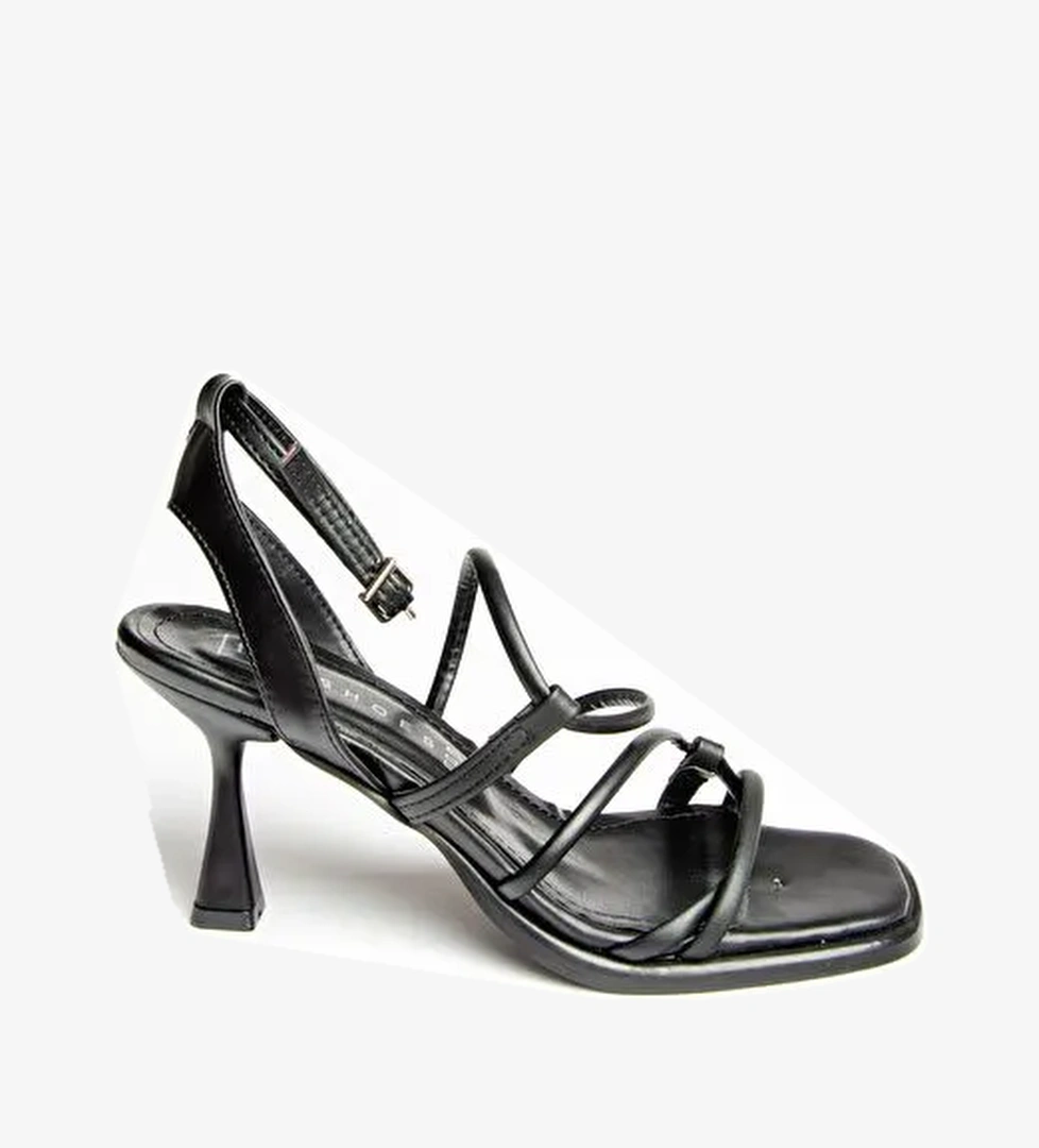 U5182805 Siyah Kadın Topuklu Ayakkabı - Görsel 1