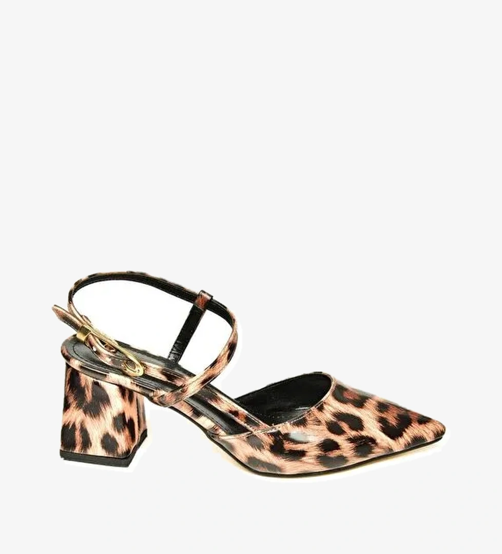 U9981449 Taba Kadın Topuklu Ayakkabı