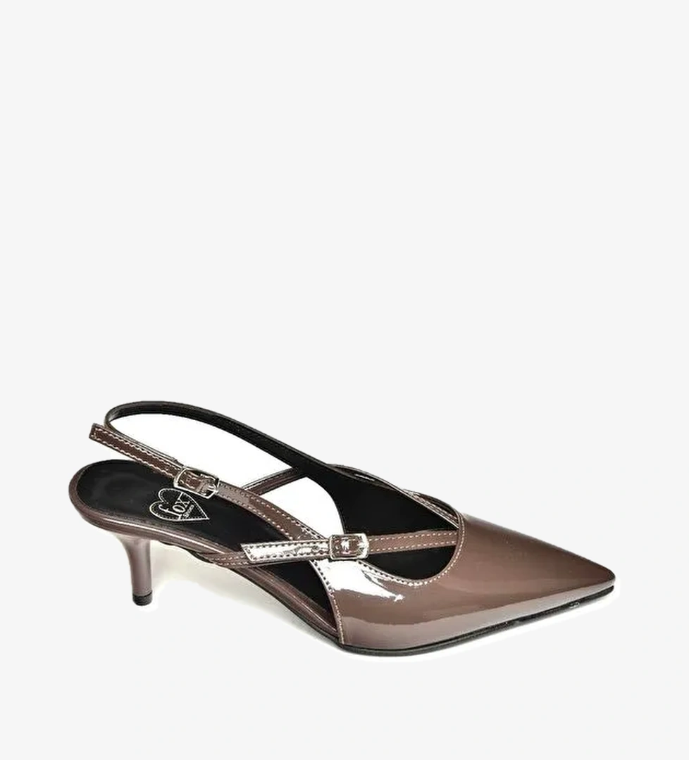 U6540745 Kahverengi Kadın Topuklu Ayakkabı