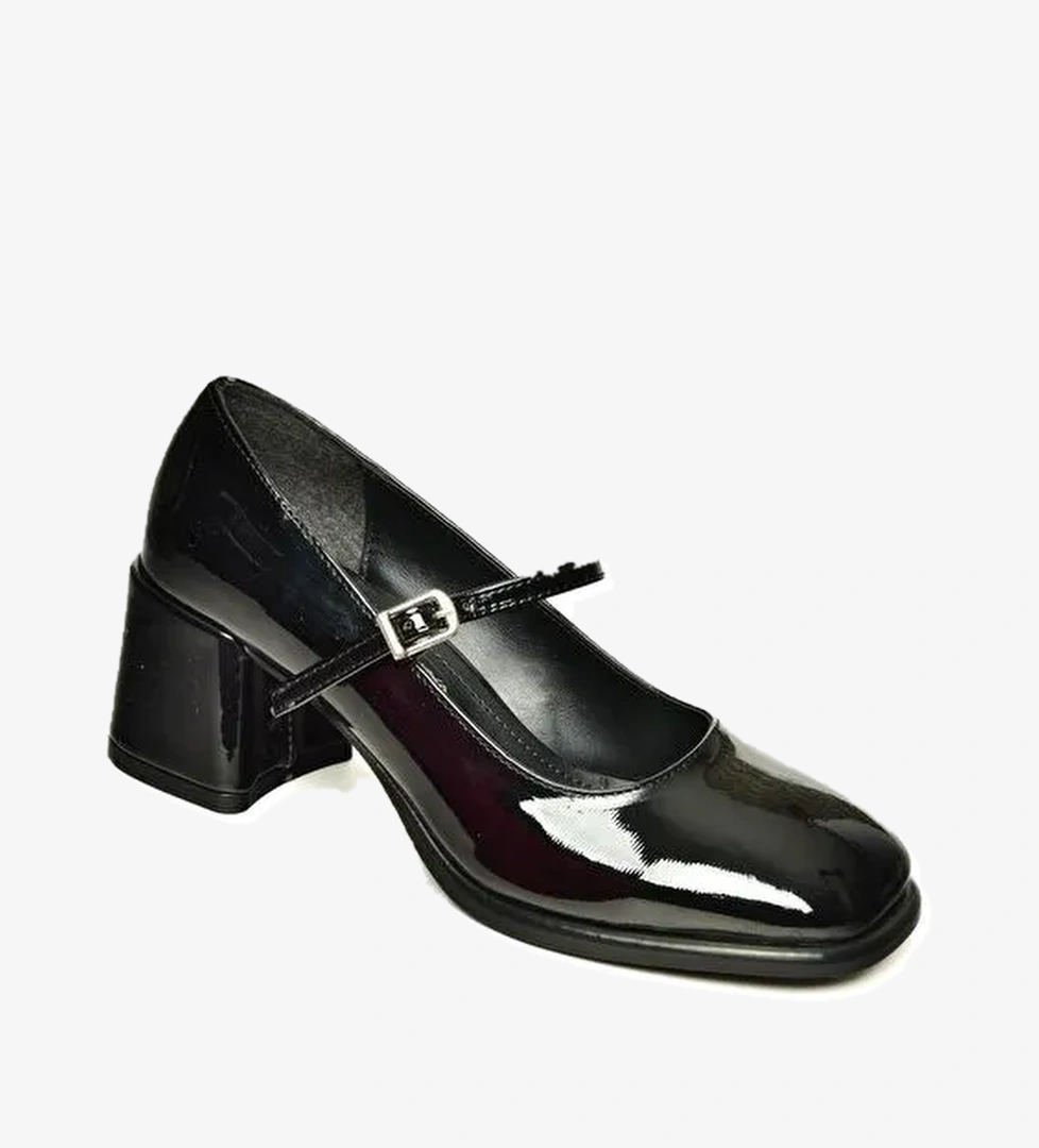 U5184220 Siyah Kadın Topuklu Ayakkabı - Görsel 1