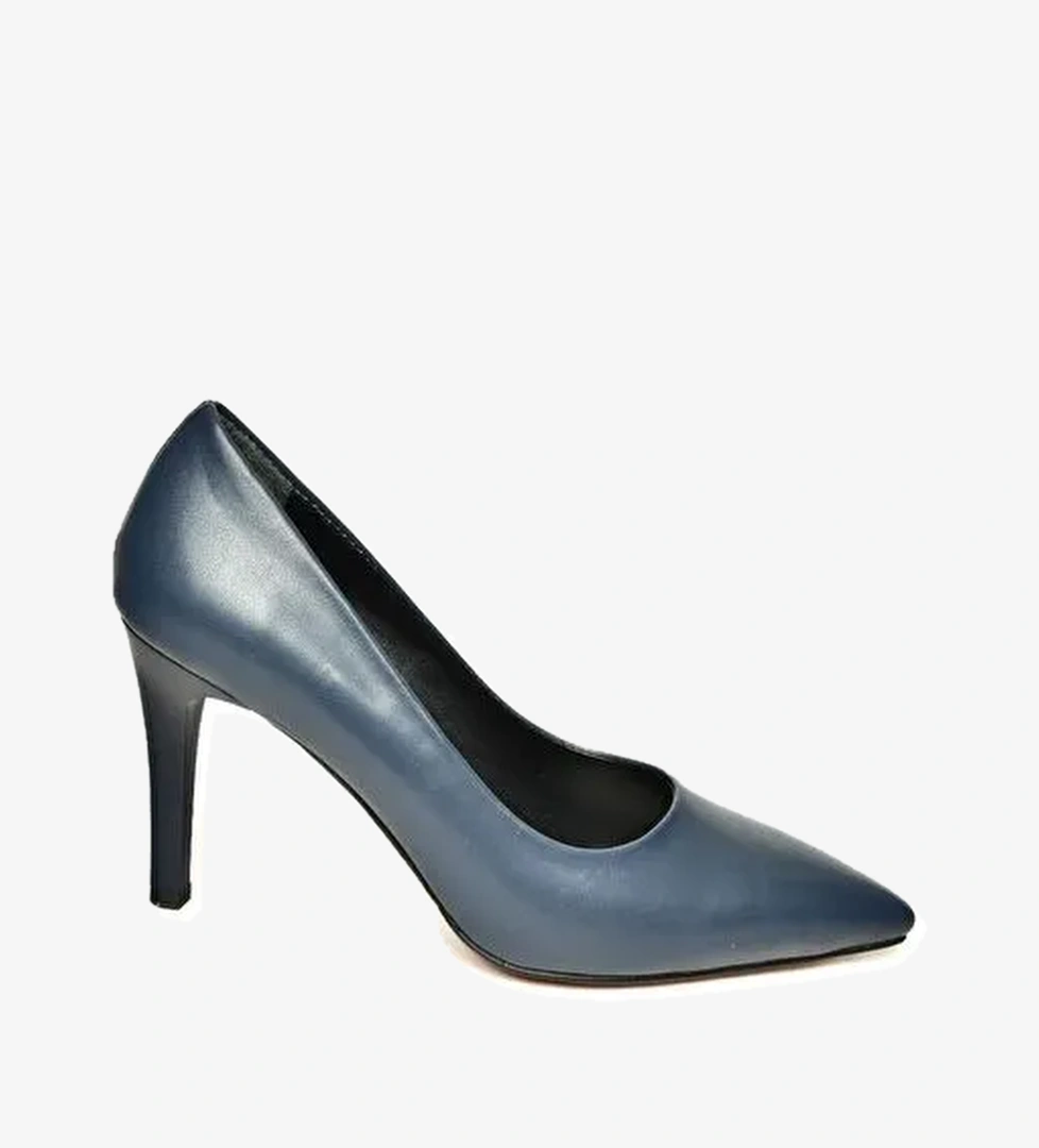 U6760820 Lacivert Kadın Topuklu Ayakkabı