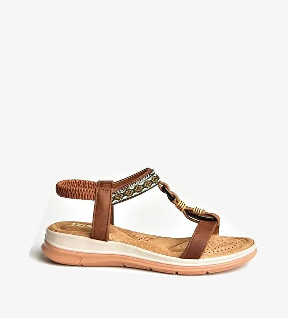 U2586168 Taba Kadın Sandalet - Görsel 1