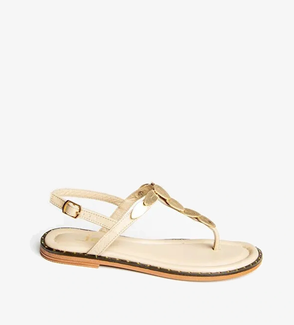 U2912401 Bej Kadın Sandalet