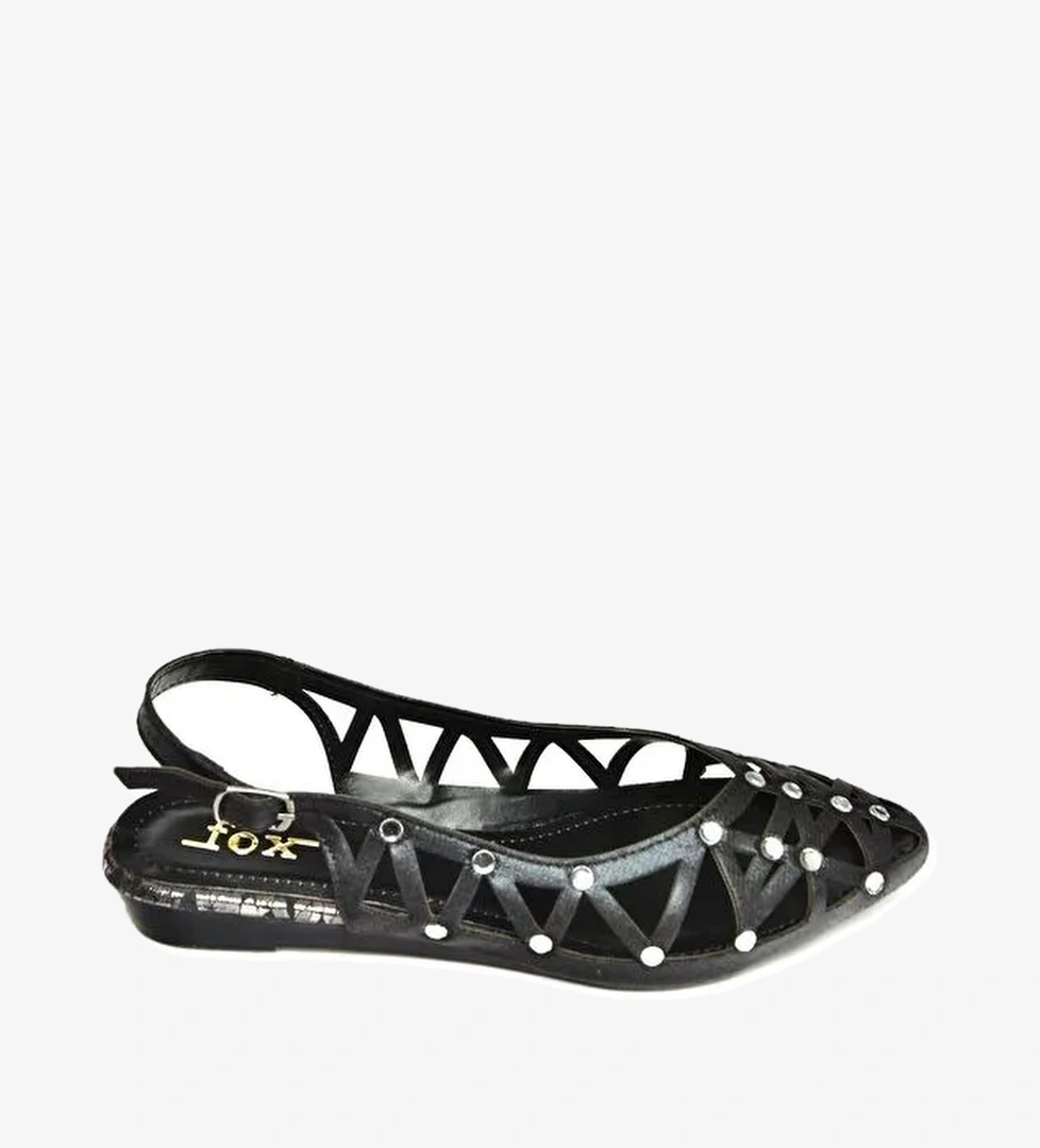 U2500301 Siyah Kadın Sandalet - Görsel 1