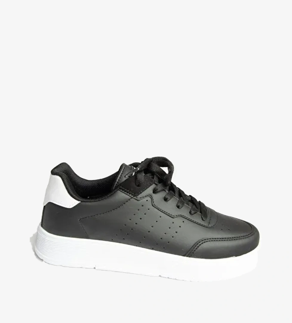 U7020158 Siyah/Beyaz Kadın Sneakers