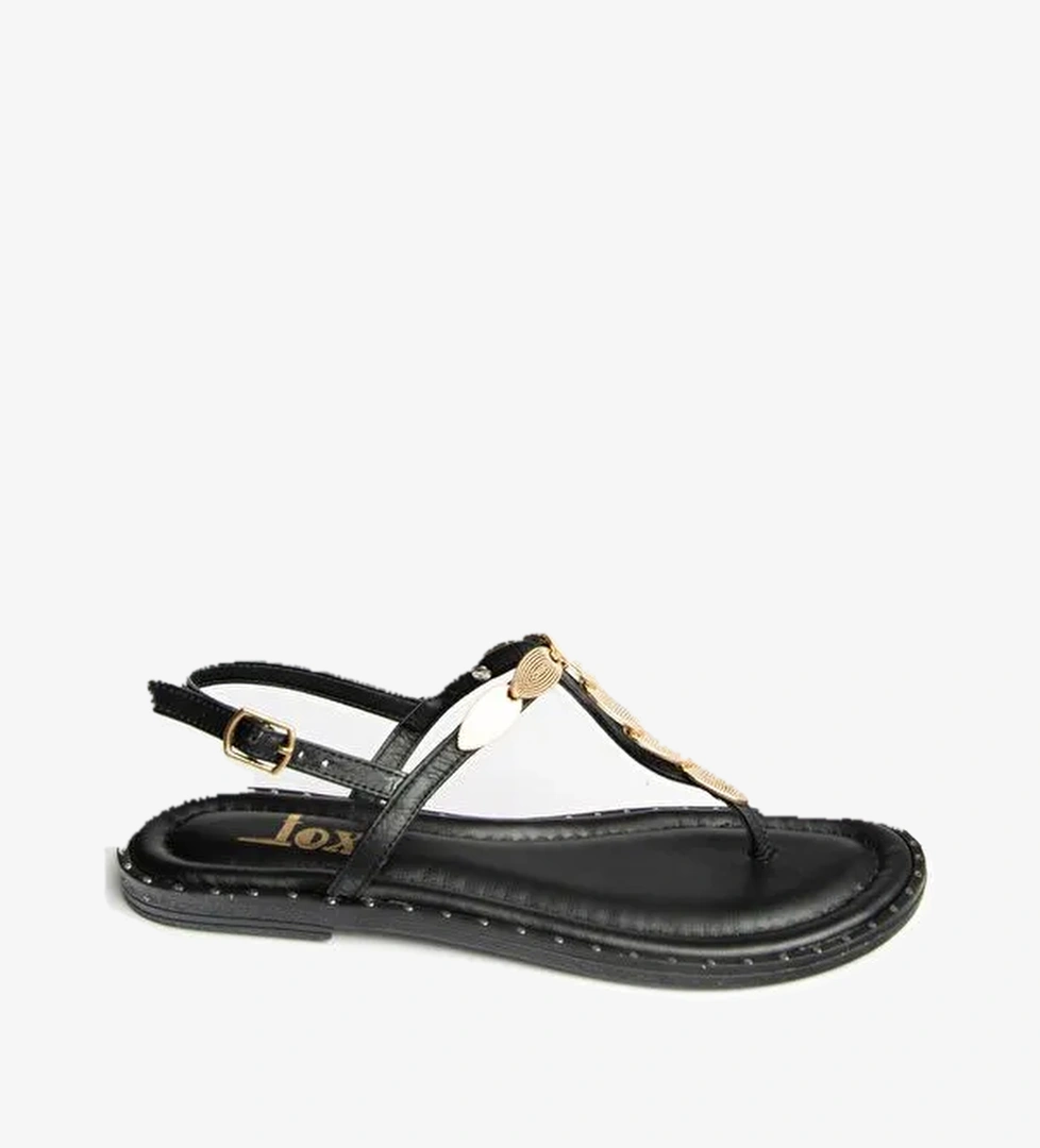 U2912401 Siyah Kadın Sandalet - Görsel 1