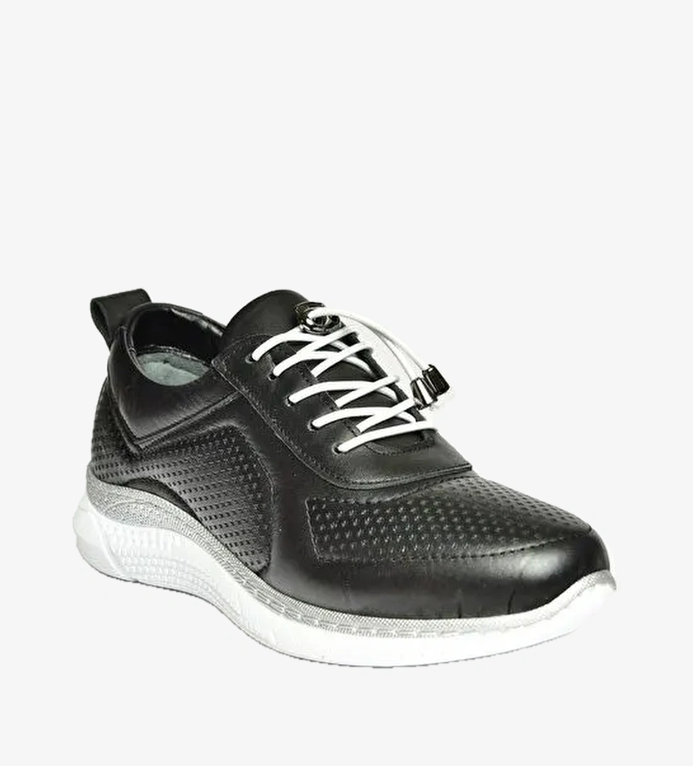U5401026 Siyah/Beyaz Kadın Sneakers - Görsel 1