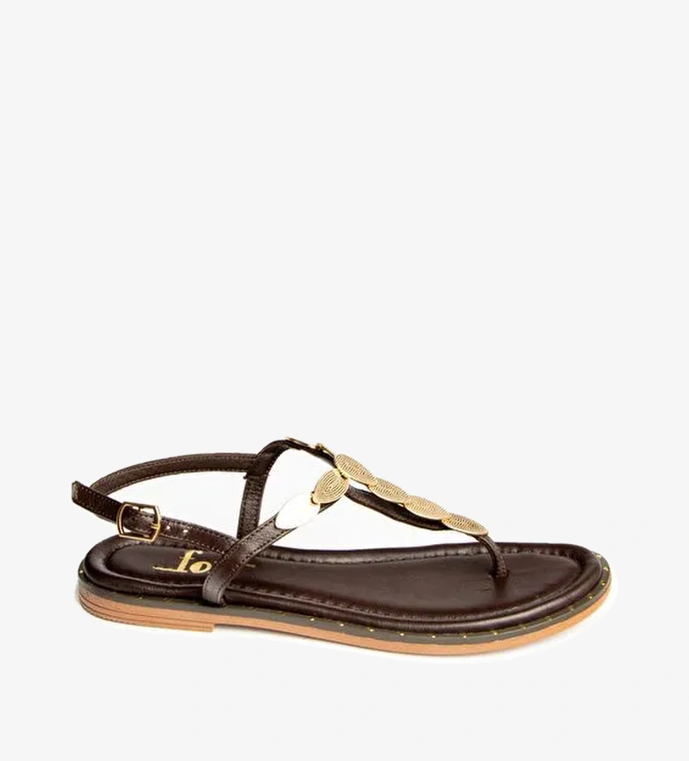 U2912401 Kahverengi Kadın Sandalet