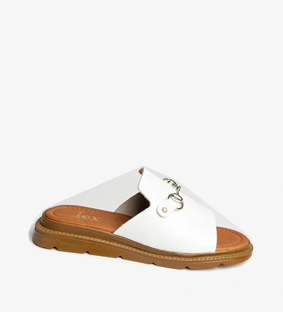 U2910993 Beyaz Kadın Terlik