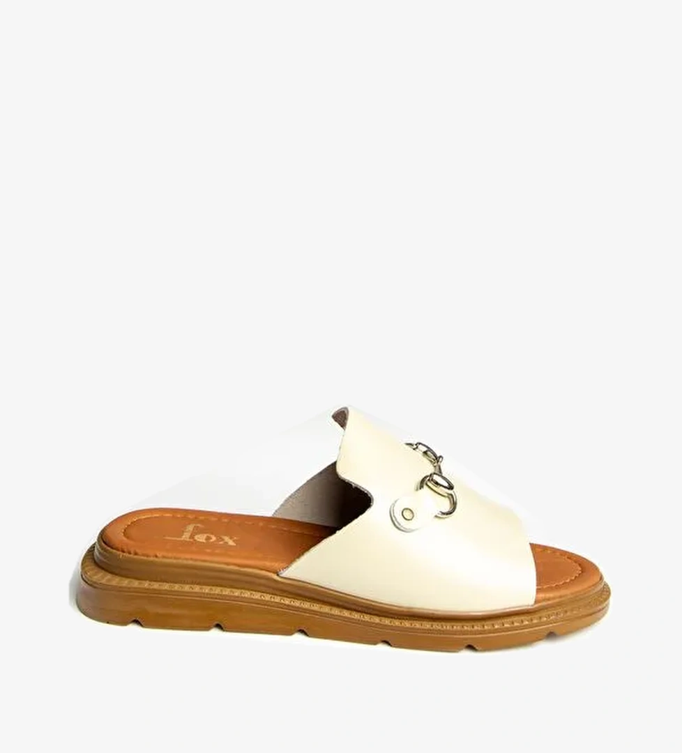 U2910993 Bej Kadın Terlik - Görsel 1