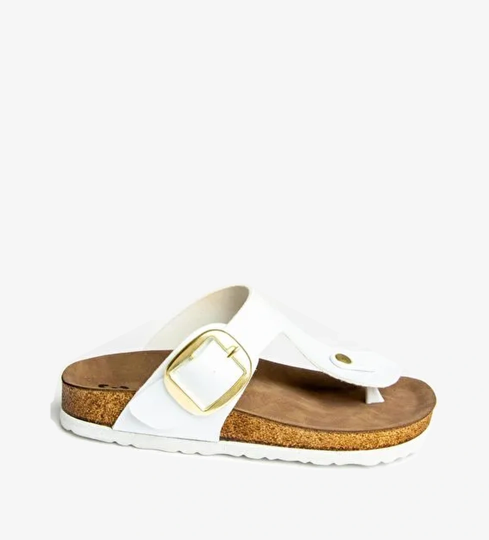 U7779170 Beyaz Kadın Terlik