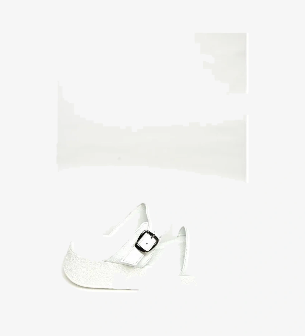 Fox Shoes U5550504 Beyaz Bej Kadın Terlik model görseli