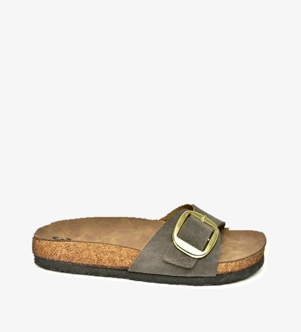 P7775072 Kahverengi Kadın Terlik