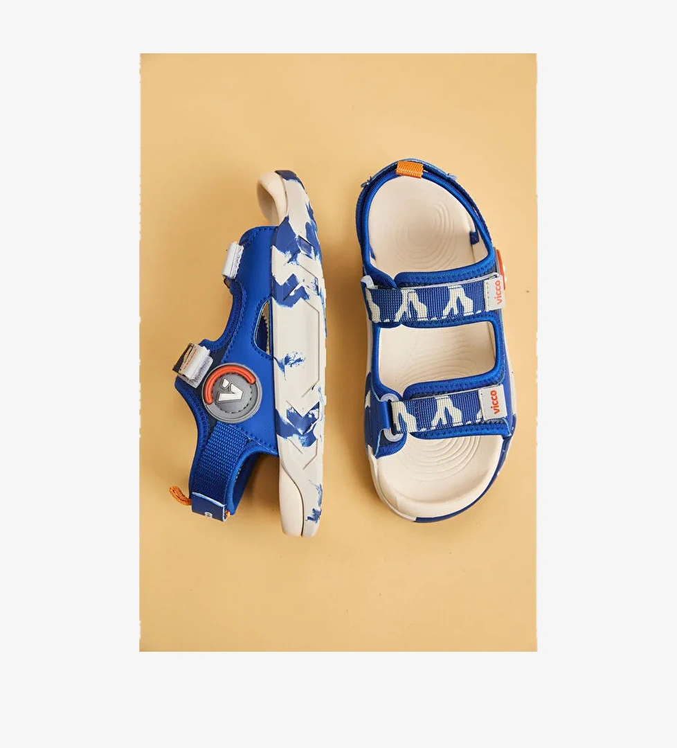 Tape Hafif Erkek Okul Öncesi Lacivert Sandalet - Görsel 1