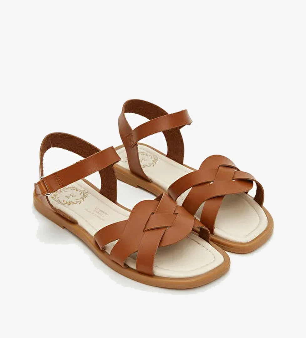 Cırt Cırtlı Kız Çocuk Sandalet - Görsel 1