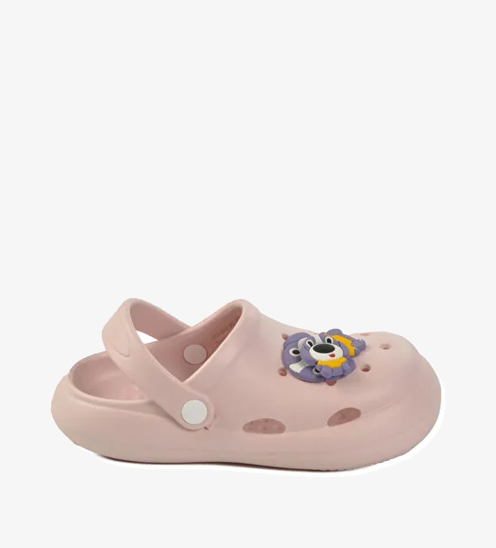 Pudra Kız Çocuk Sabo Terlik Yumurcak