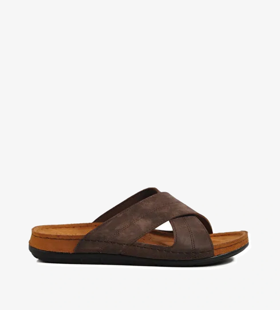 Kahve Anatomik Erkek Terlik Bento M