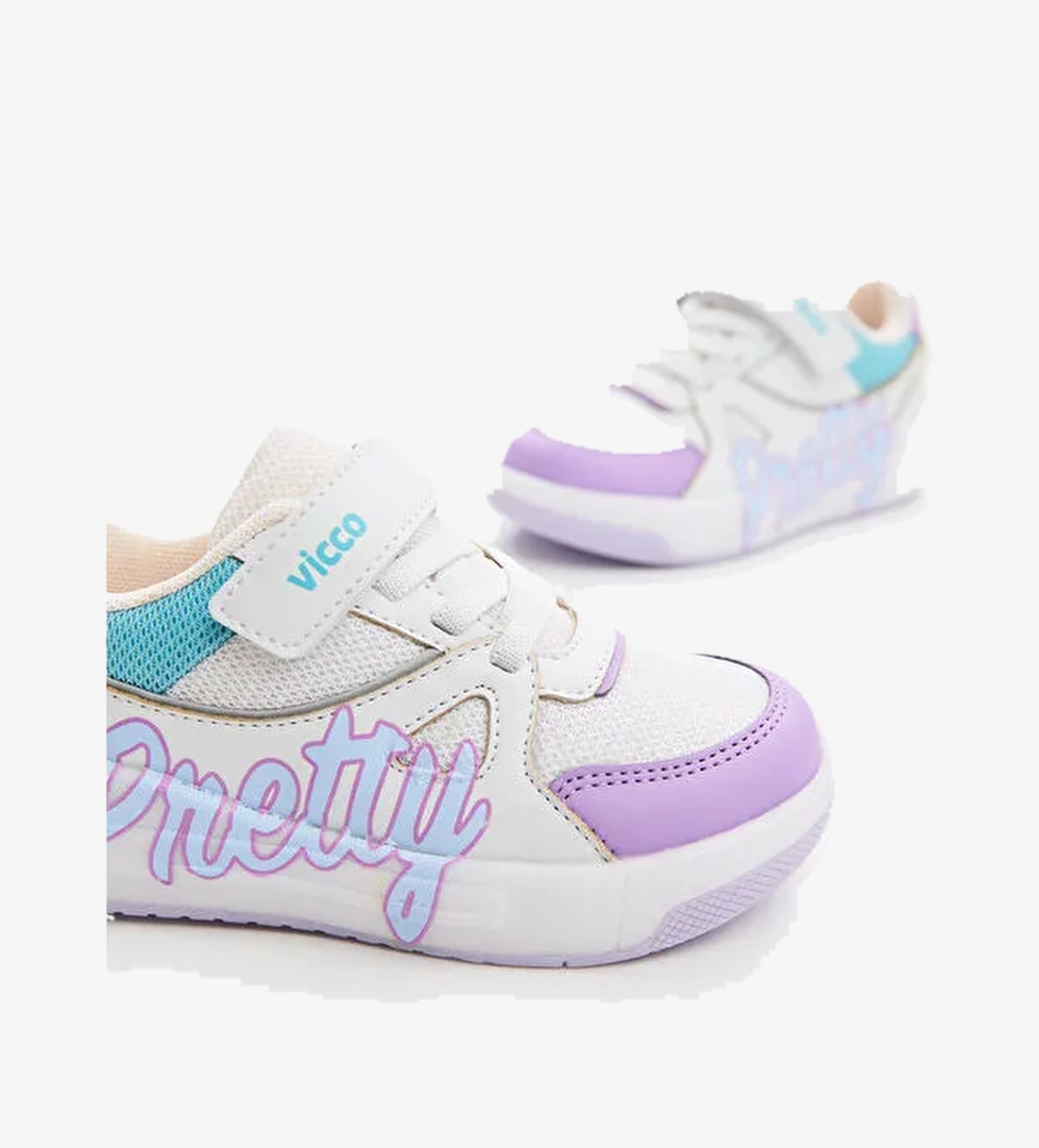 Vicco Pretty Işıklı Kız Bebek Beyaz Sneaker model görseli