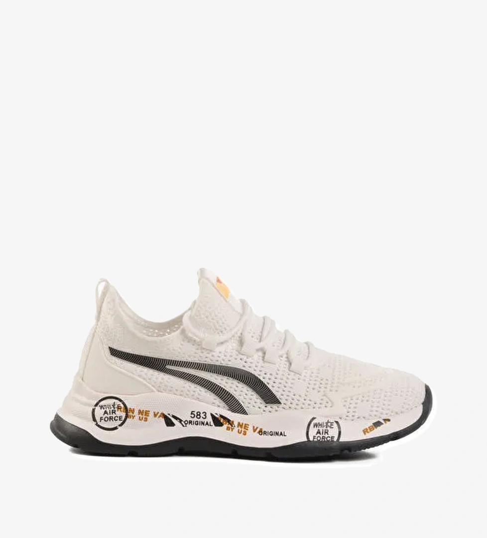 Beyaz Memory Foam Anorak Hafif Erkek Spor Ayakkabı 241432 M