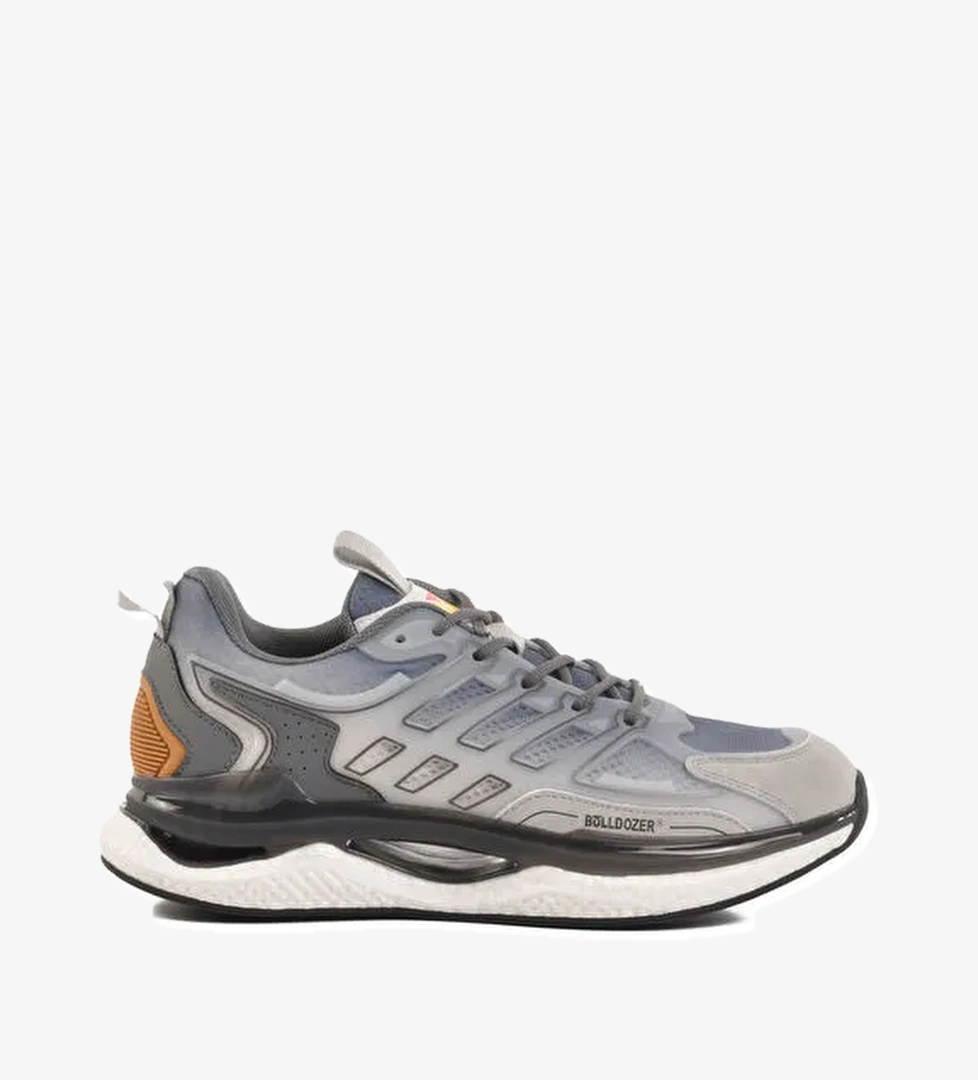 Gri Memory Foam Fileli Hafif Erkek Spor Ayakkabı 241398 M