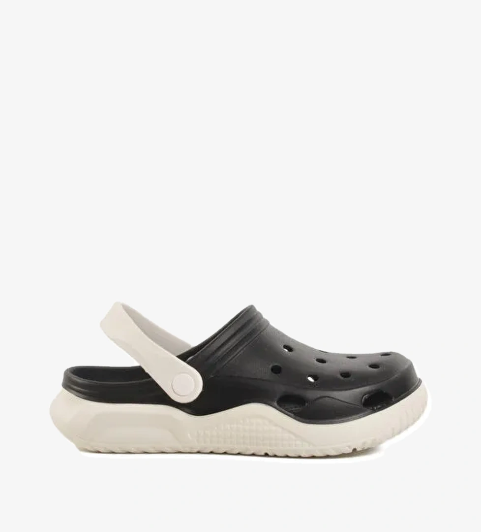 Siyah Hafif Eva Taban Unisex Sabo Terlik Stella Z