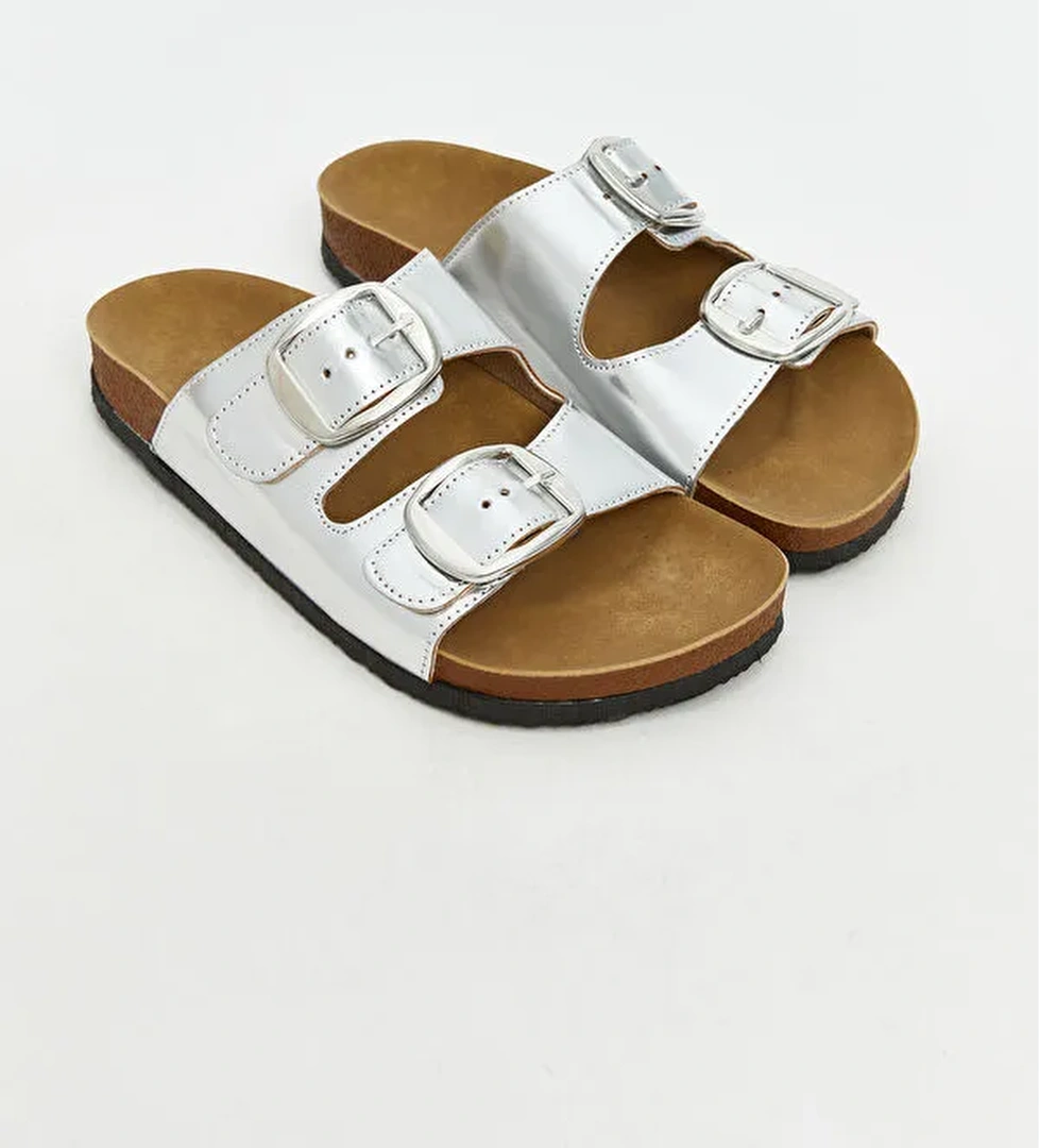 Lcw Steps Mavi Lcw Steps Çift Bantlı Kadın Terlik