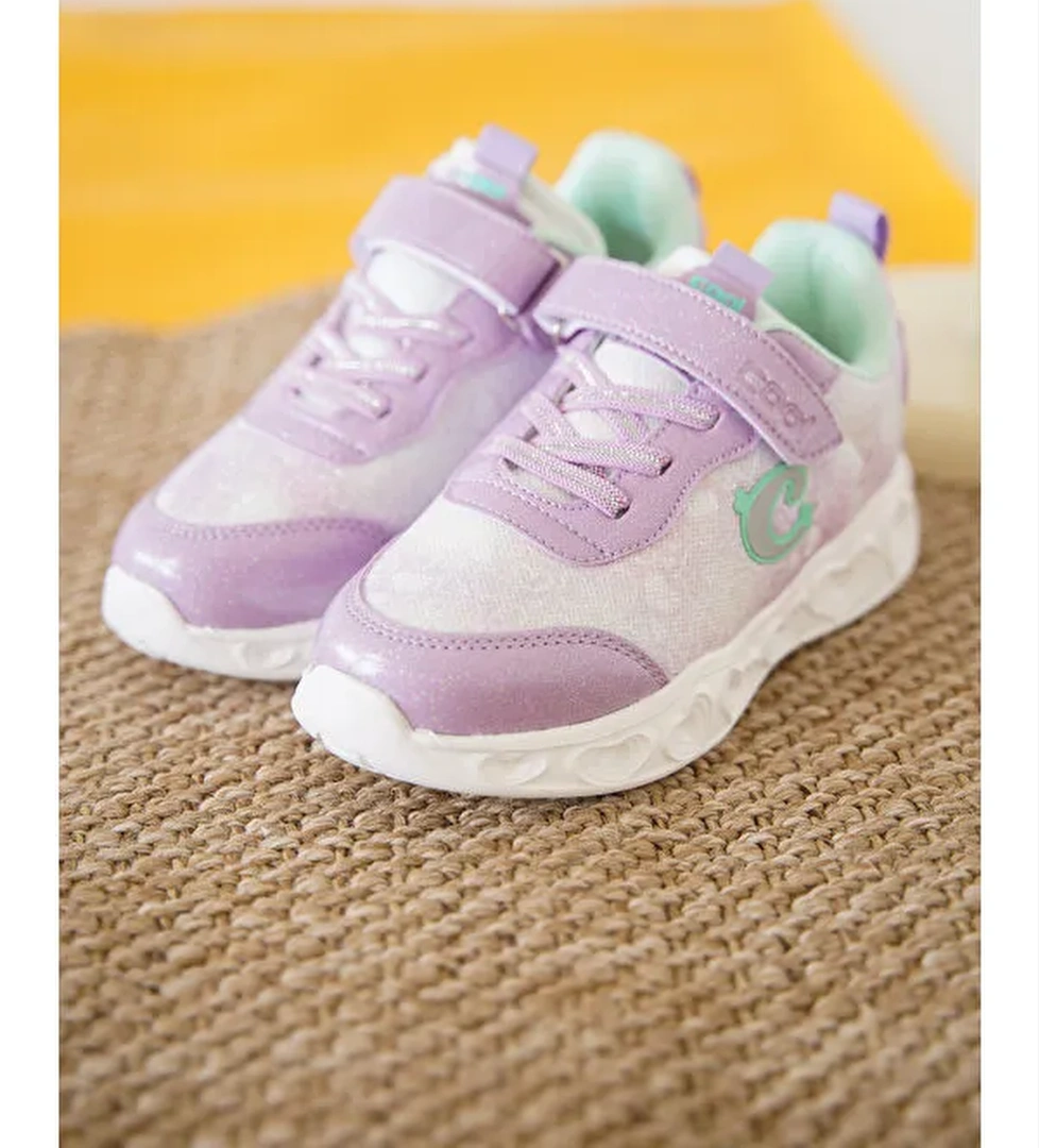 Yuki Cırtlı Kız Çocuk Sneaker Spor Ayakkabı - Görsel 1