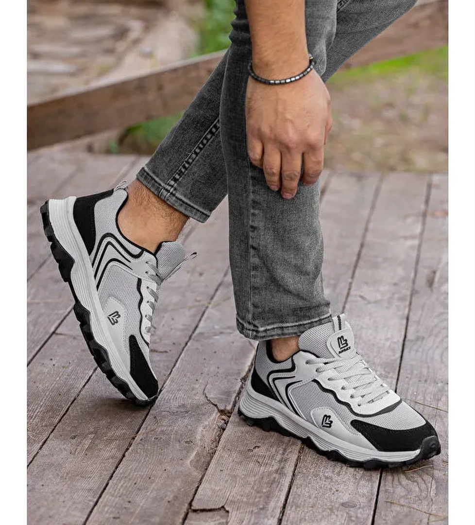 D122 Günlük Ortopedik Erkek Sneaker Spor Ayakkabı - Görsel 1