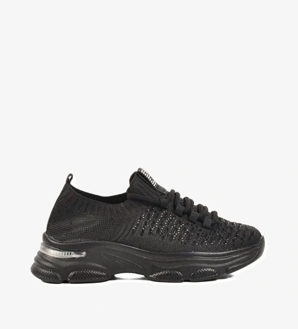 Siyah Triko Hafif Kadın Spor Ayakkabı Lexa 130 G