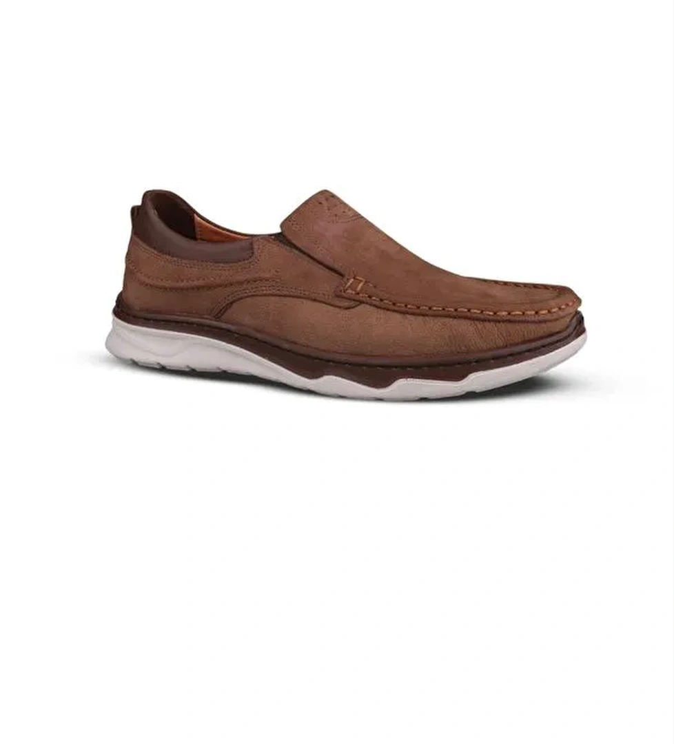 Erkek Günlük Ayakkabı - Kum Süet - Görsel 1