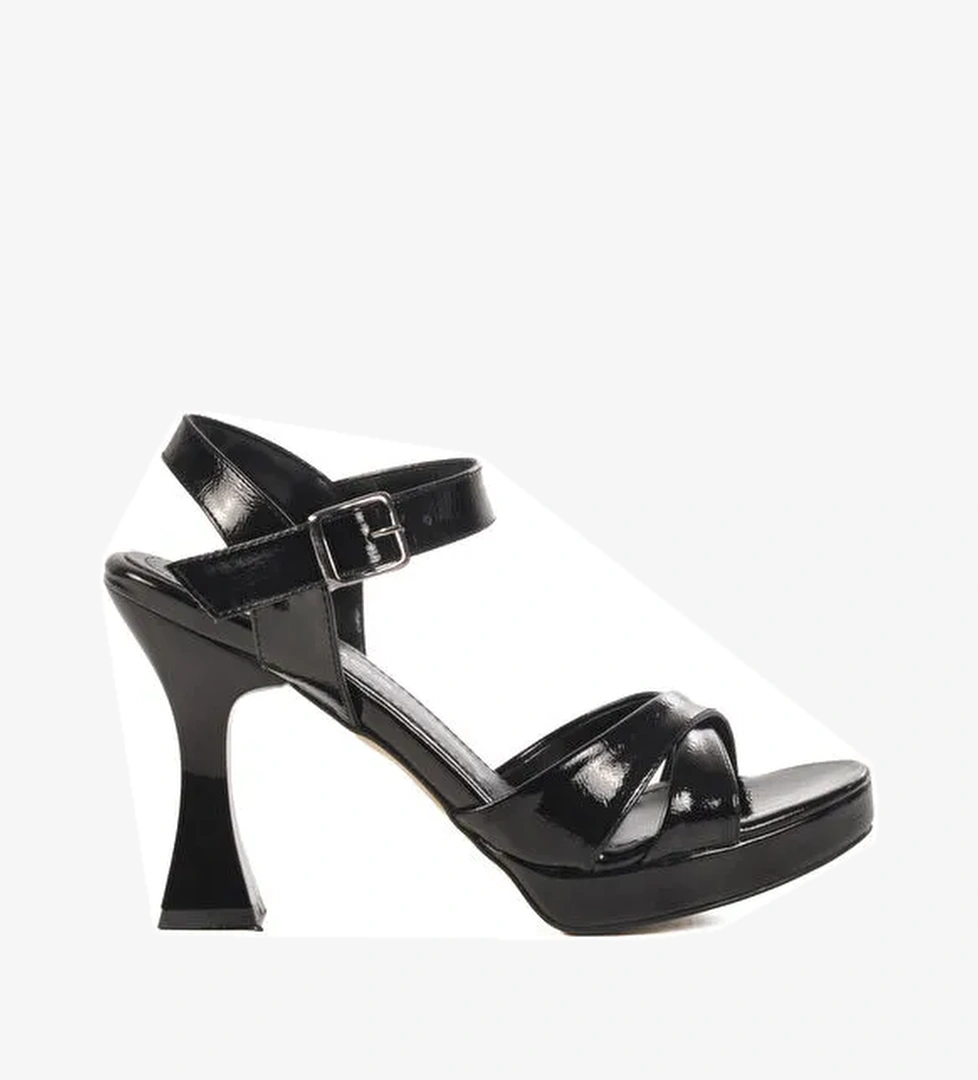 Siyah Kadın Abiye Ayakkabı 448192 Z