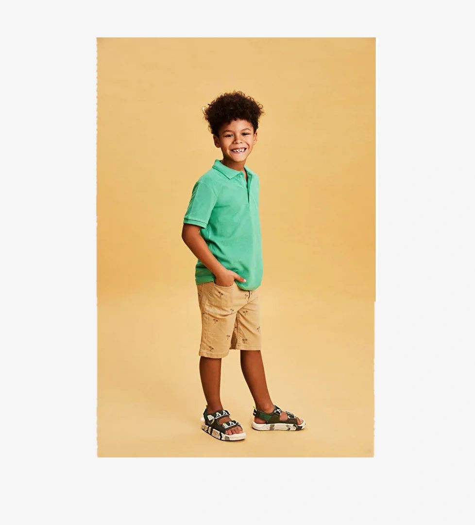 Vicco Vicco Ayakkabı Hafif Erkek Çocuk Tape Haki Sandalet model görseli