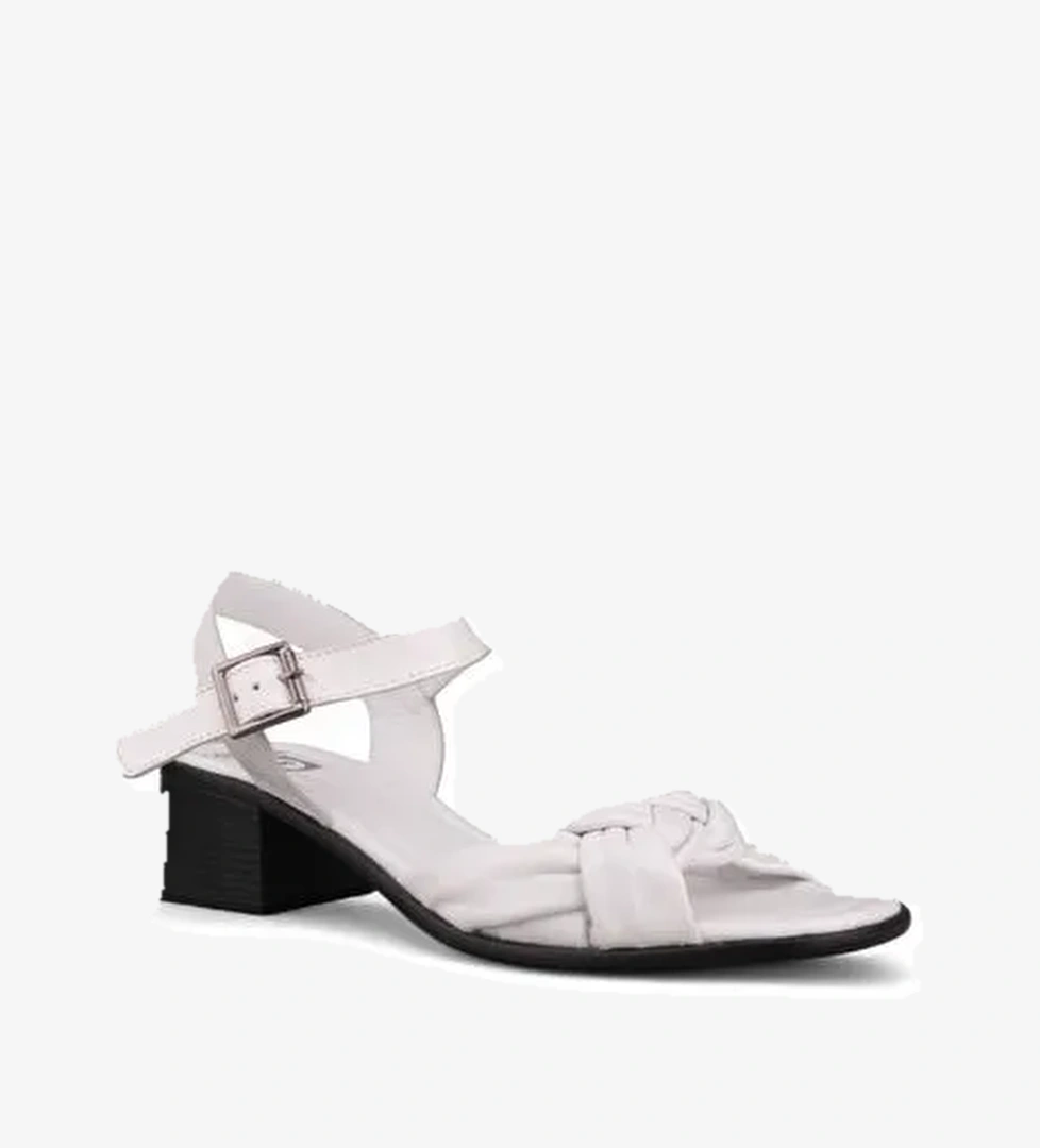 Kadın Günlük Sandalet - Beyaz, Deri