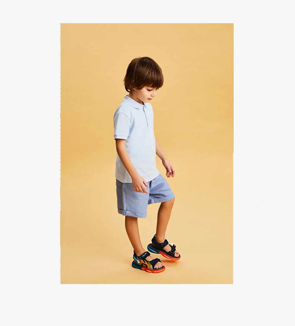 Jack Işıklı Erkek Okul Öncesi Lacivert Sandalet