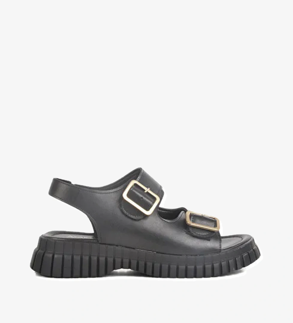 Siyah Kadın Sandalet 261176 Z - Görsel 1