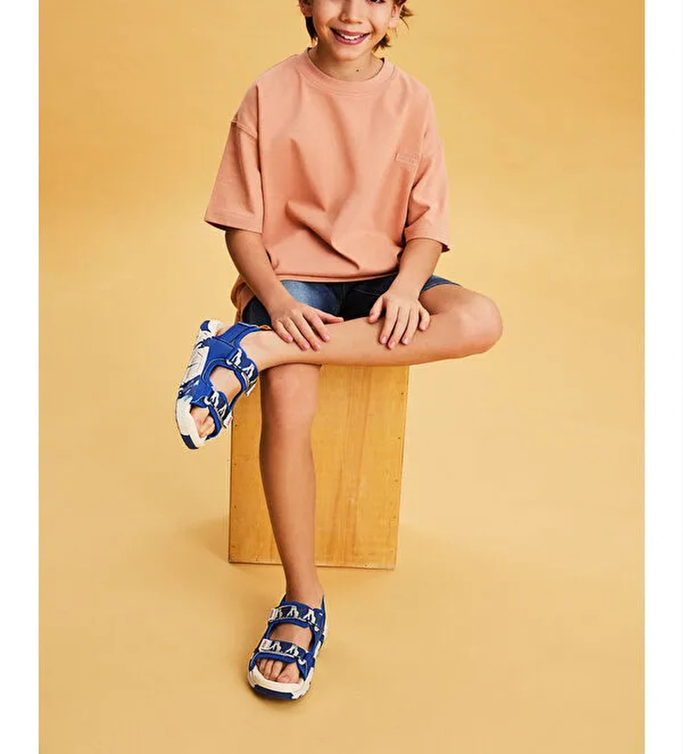 Vicco Vicco Ayakkabı Hafif Erkek Çocuk Tape Lacivert Sandalet model görseli